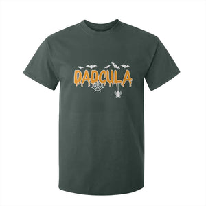 Dadcula Funny Vampire Dad T Shirt For Kid Spiderweb Spooky Halloween
