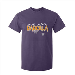 Dadcula Funny Vampire Dad T Shirt For Kid Spiderweb Spooky Halloween