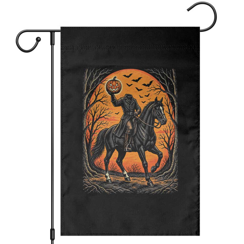 Headless Horseman Legend Vintage Halloween Garden Flag