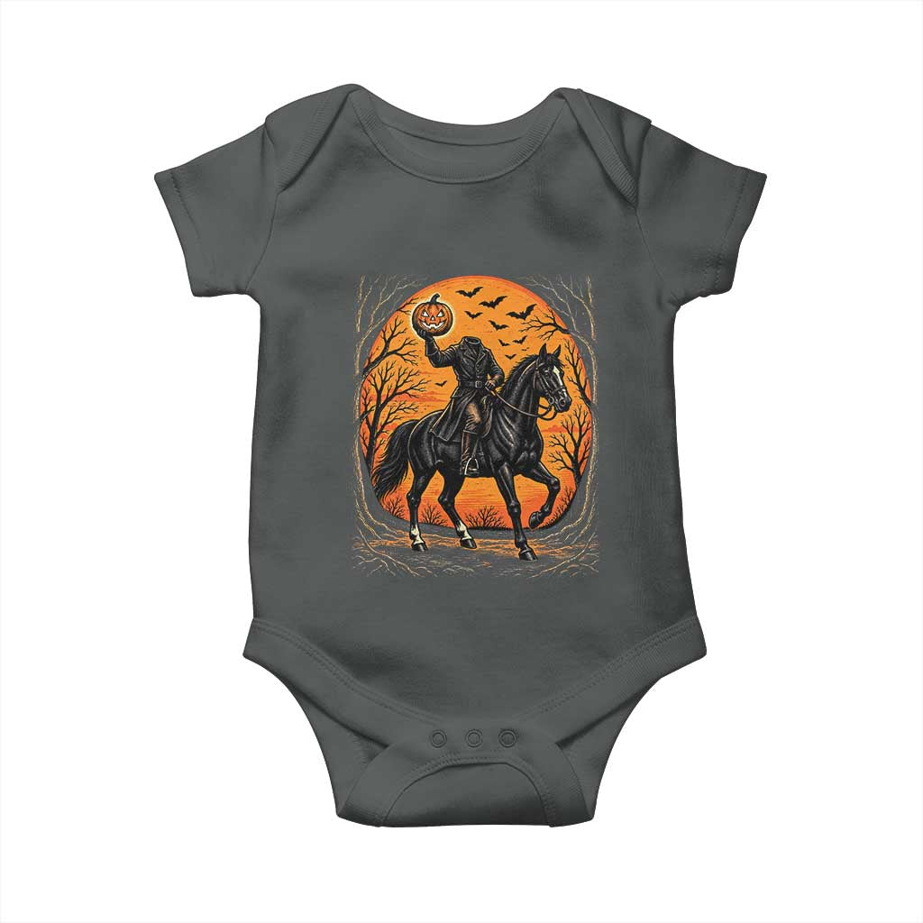 Headless Horseman Legend Vintage Halloween Baby Onesie