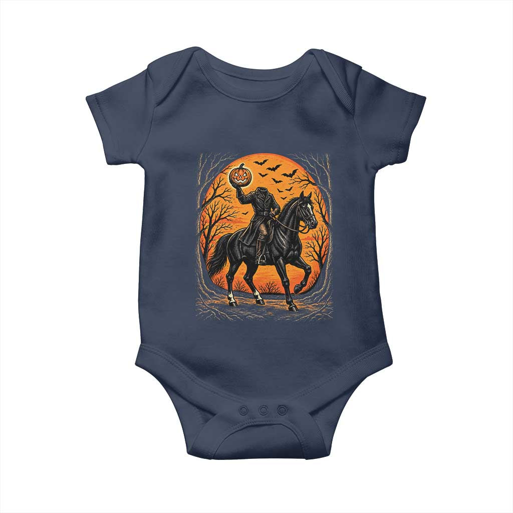 Headless Horseman Legend Vintage Halloween Baby Onesie