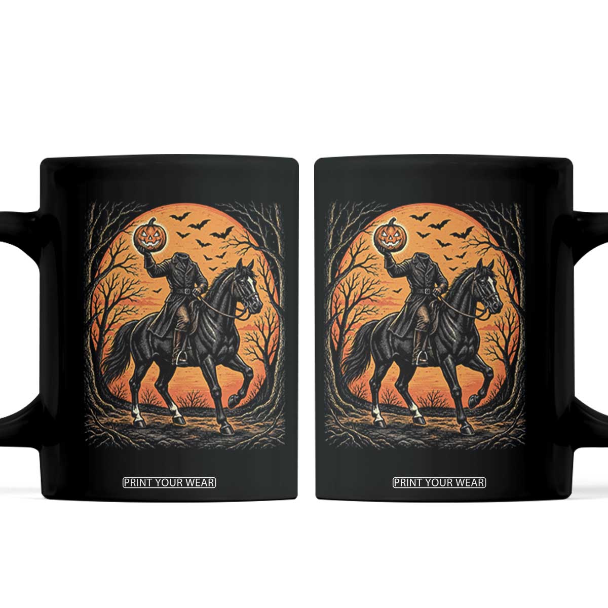 Headless Horseman Legend Vintage Halloween Coffee Mug