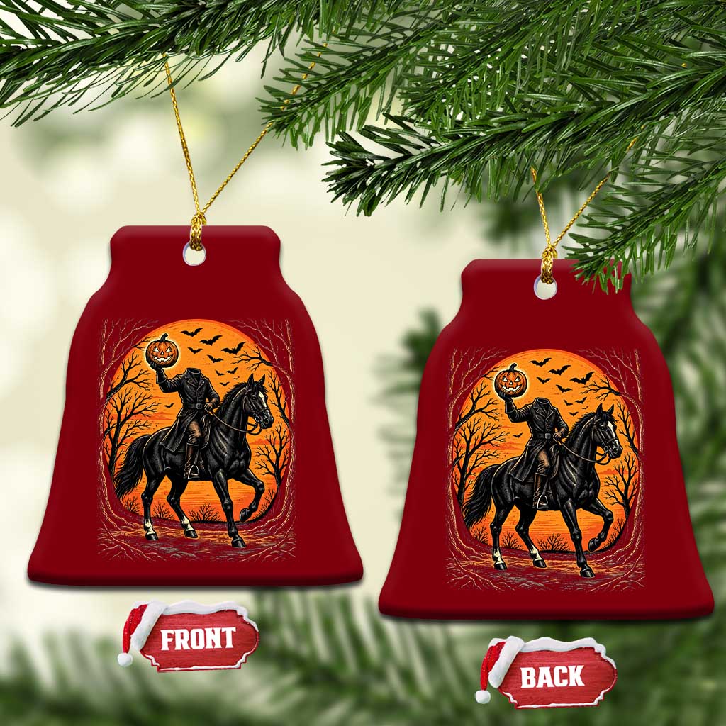 Headless Horseman Legend Vintage Halloween Ceramic Ornament