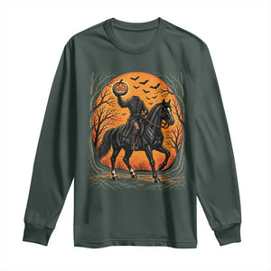 Headless Horseman Legend Vintage Halloween Long Sleeve Shirt