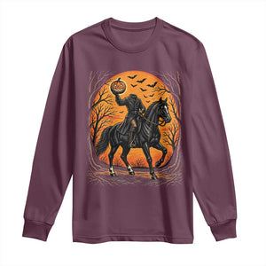 Headless Horseman Legend Vintage Halloween Long Sleeve Shirt