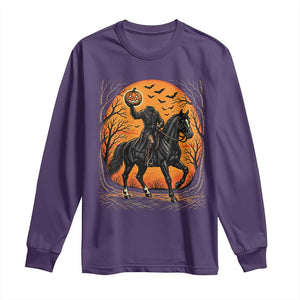 Headless Horseman Legend Vintage Halloween Long Sleeve Shirt