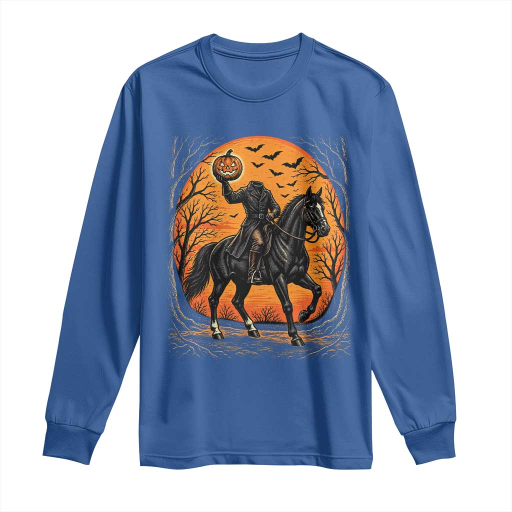 Headless Horseman Legend Vintage Halloween Long Sleeve Shirt