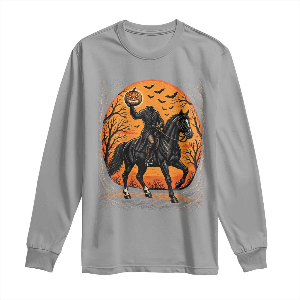 Headless Horseman Legend Vintage Halloween Long Sleeve Shirt