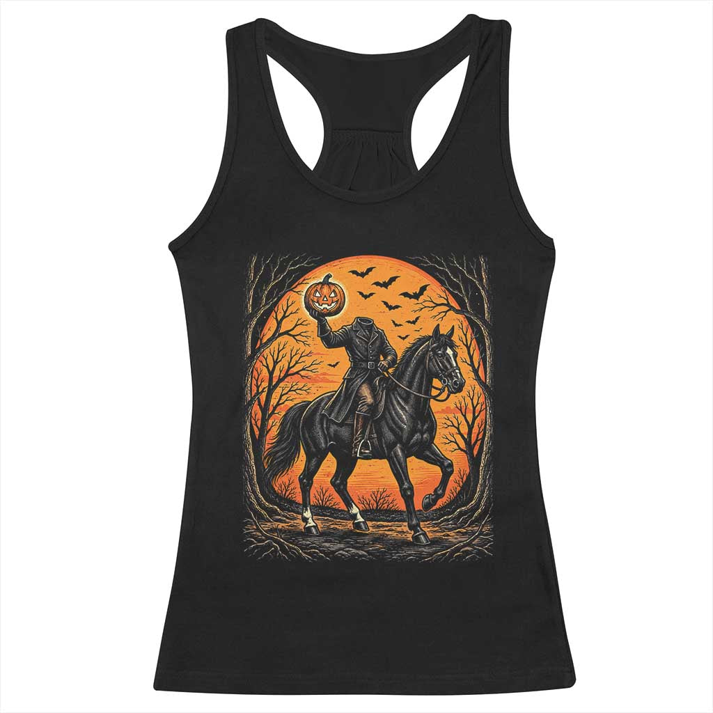 Headless Horseman Legend Vintage Halloween Racerback Tank Top