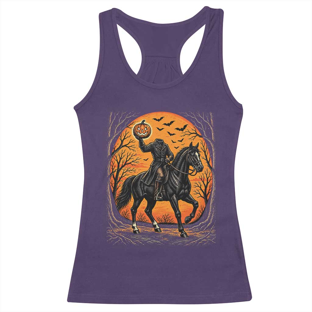 Headless Horseman Legend Vintage Halloween Racerback Tank Top
