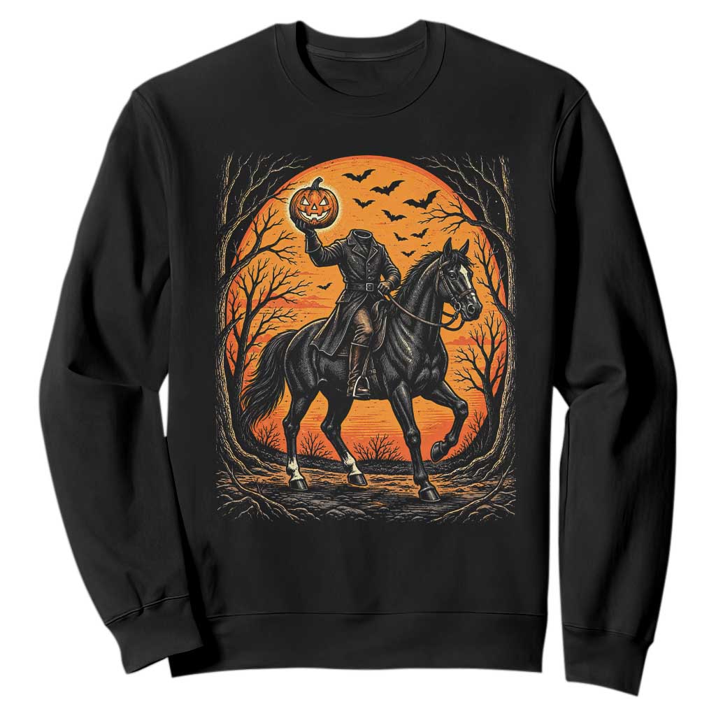 Headless Horseman Legend Vintage Halloween Sweatshirt