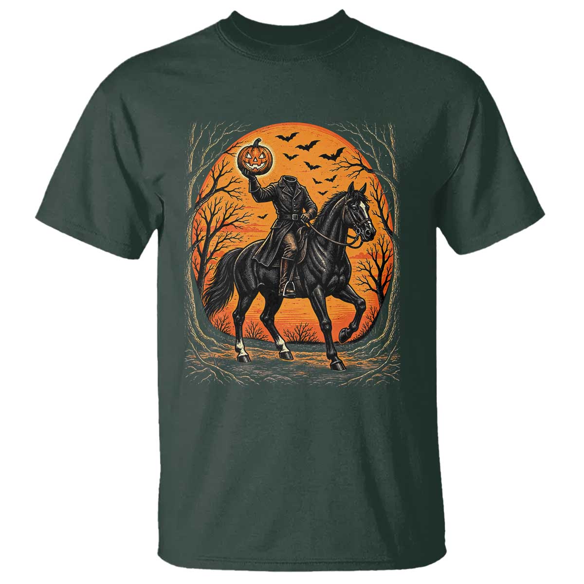 Headless Horseman Legend Vintage Halloween T Shirt