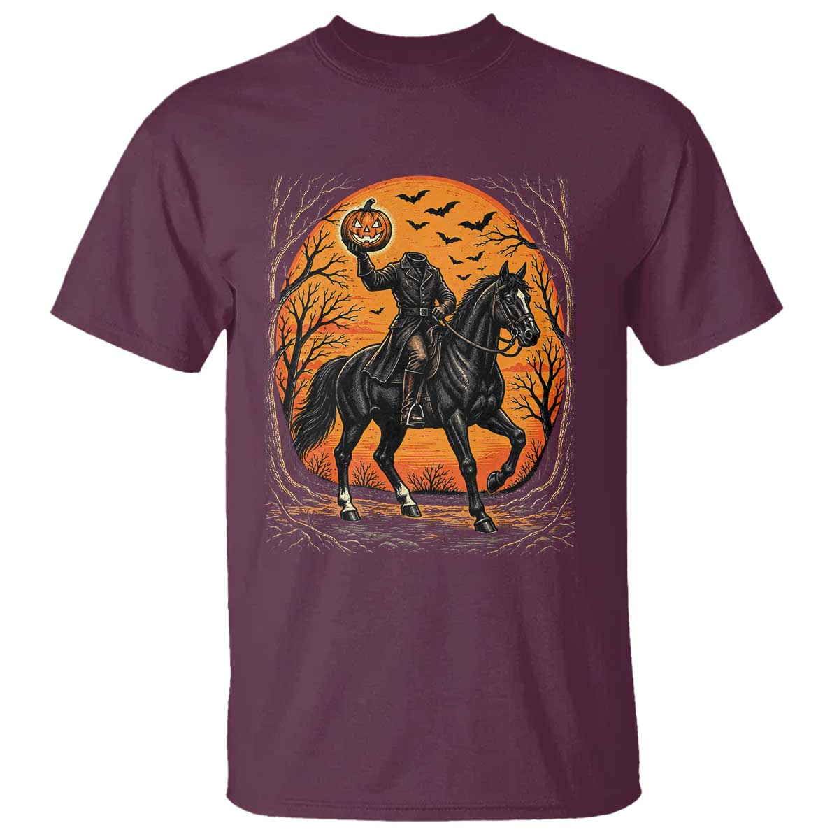 Headless Horseman Legend Vintage Halloween T Shirt