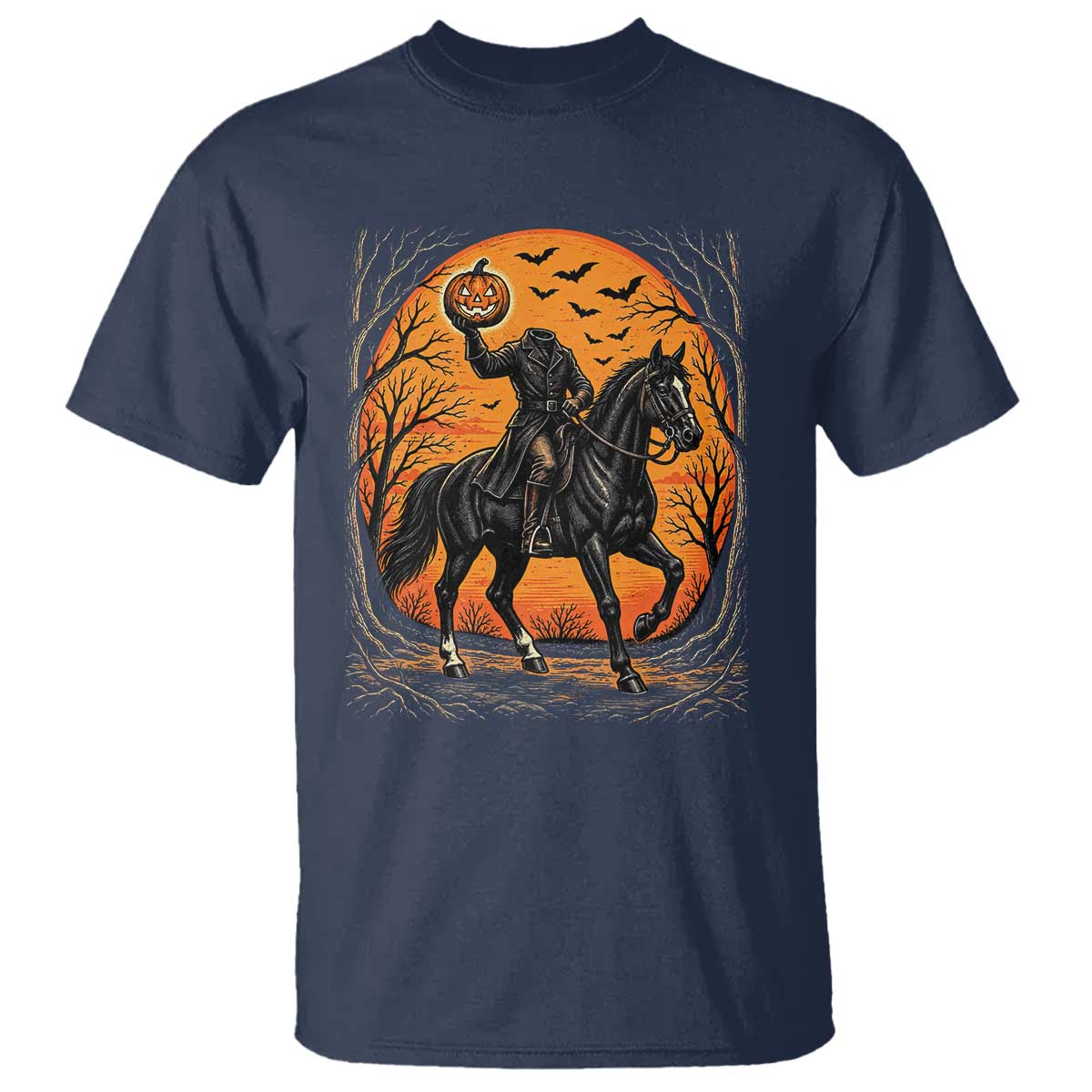 Headless Horseman Legend Vintage Halloween T Shirt