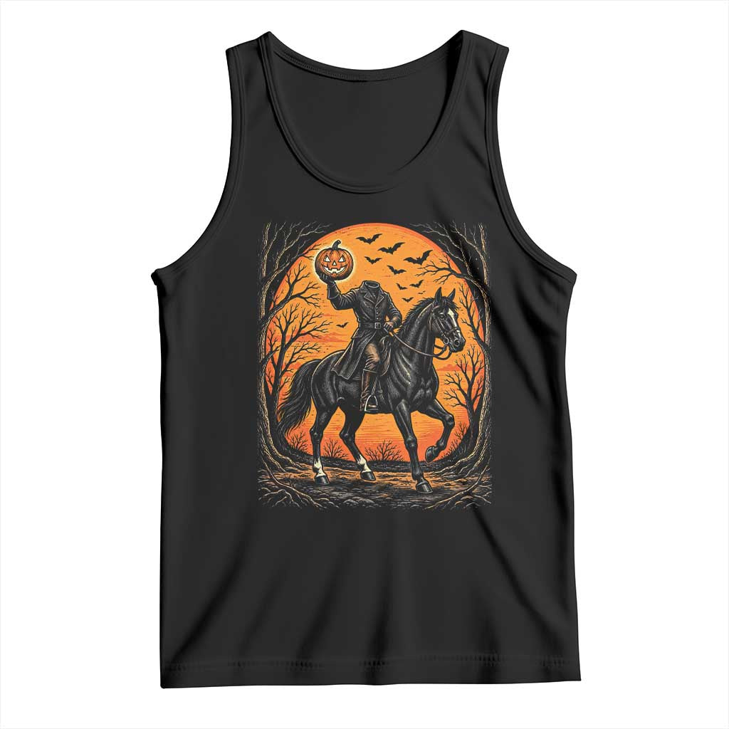Headless Horseman Legend Vintage Halloween Tank Top
