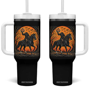 Headless Horseman Legend Vintage Halloween Tumbler With Handle
