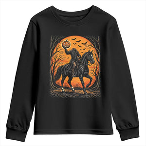 Headless Horseman Legend Vintage Halloween Youth Sweatshirt