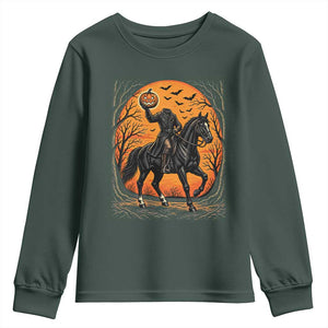 Headless Horseman Legend Vintage Halloween Youth Sweatshirt