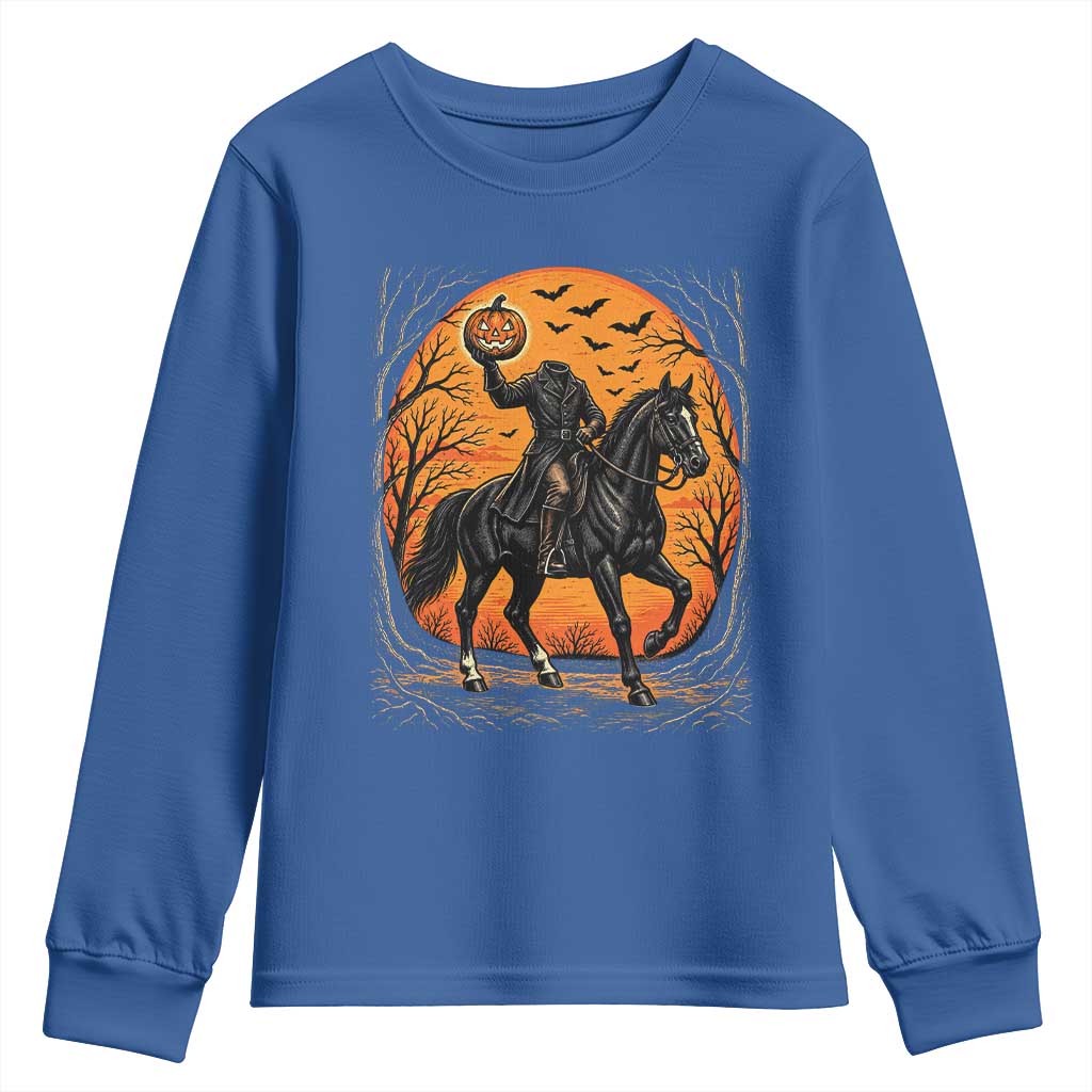 Headless Horseman Legend Vintage Halloween Youth Sweatshirt