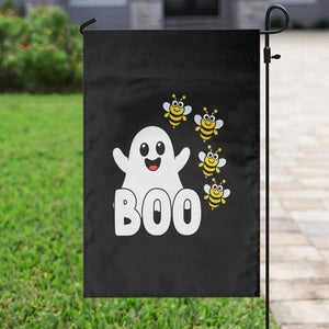 Cute Boo Bees Ghost Honey Bees Garden Flag Funny Spooky Hallowee