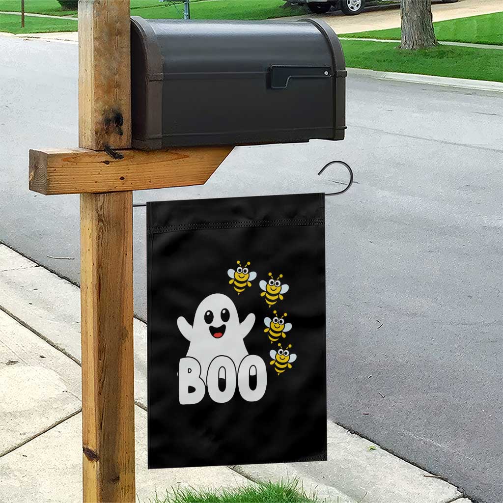 Cute Boo Bees Ghost Honey Bees Garden Flag Funny Spooky Hallowee