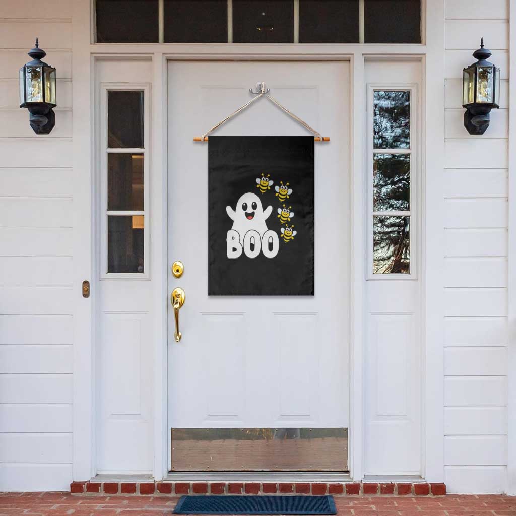 Cute Boo Bees Ghost Honey Bees Garden Flag Funny Spooky Hallowee