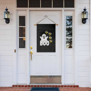 Cute Boo Bees Ghost Honey Bees Garden Flag Funny Spooky Hallowee