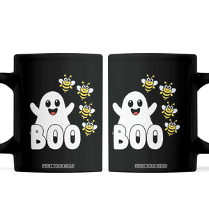 Cute Boo Bees Ghost Honey Bees Coffee Mug Funny Spooky Hallowee