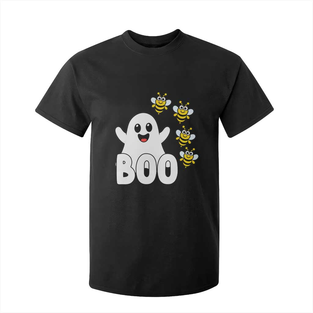 Cute Boo Bees Ghost Honey Bees T Shirt For Kid Funny Spooky Hallowee