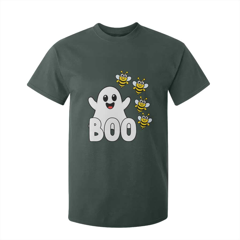 Cute Boo Bees Ghost Honey Bees T Shirt For Kid Funny Spooky Hallowee