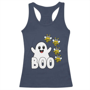 Cute Boo Bees Ghost Honey Bees Racerback Tank Top Funny Spooky Hallowee