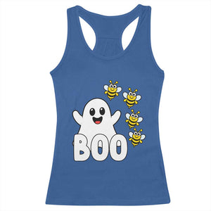 Cute Boo Bees Ghost Honey Bees Racerback Tank Top Funny Spooky Hallowee