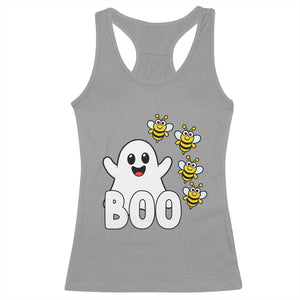 Cute Boo Bees Ghost Honey Bees Racerback Tank Top Funny Spooky Hallowee