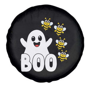 Cute Boo Bees Ghost Honey Bees Spare Tire Cover Funny Spooky Hallowee