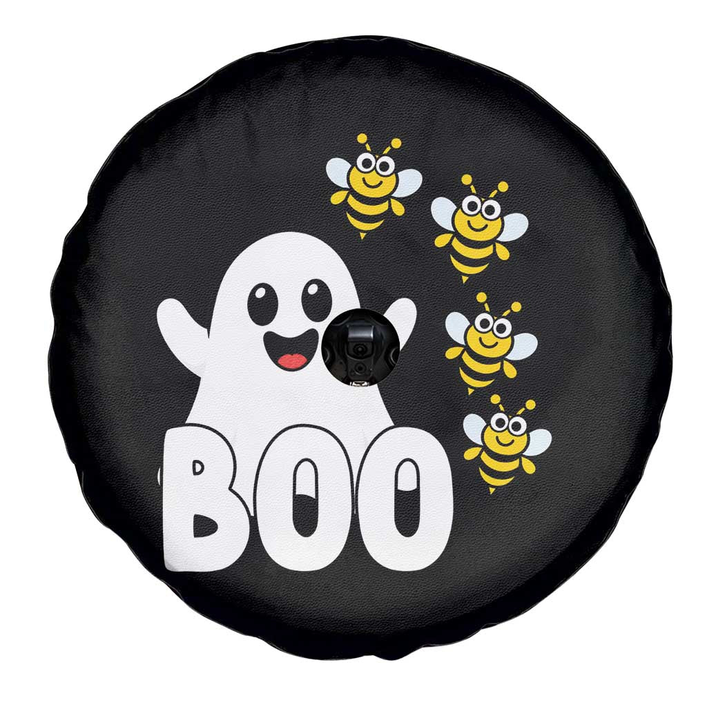 Cute Boo Bees Ghost Honey Bees Spare Tire Cover Funny Spooky Hallowee