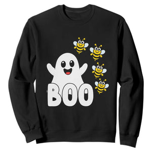 Cute Boo Bees Ghost Honey Bees Sweatshirt Funny Spooky Hallowee