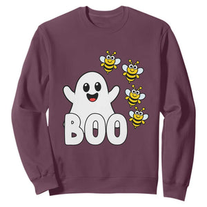 Cute Boo Bees Ghost Honey Bees Sweatshirt Funny Spooky Hallowee
