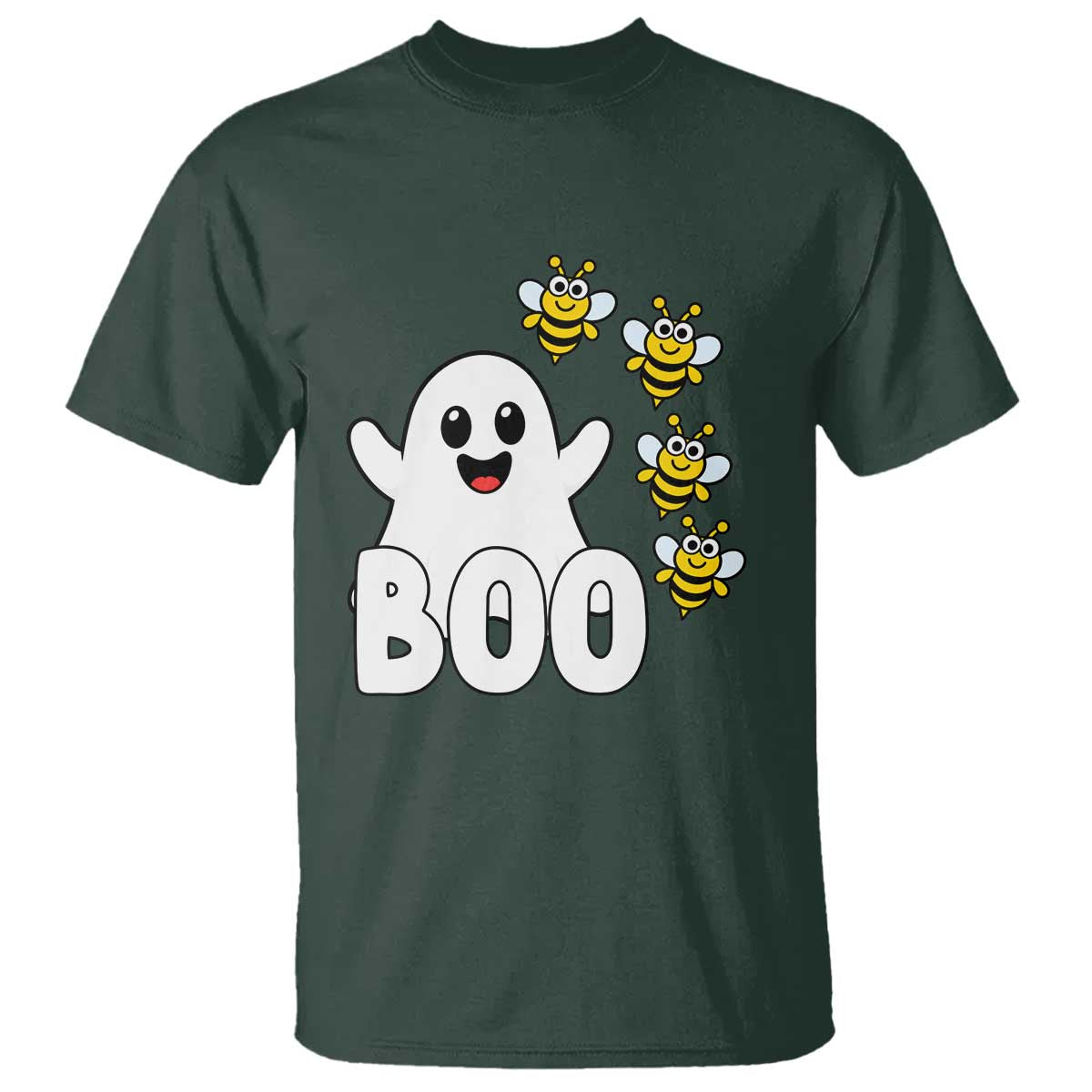 Cute Boo Bees Ghost Honey Bees T Shirt Funny Spooky Hallowee