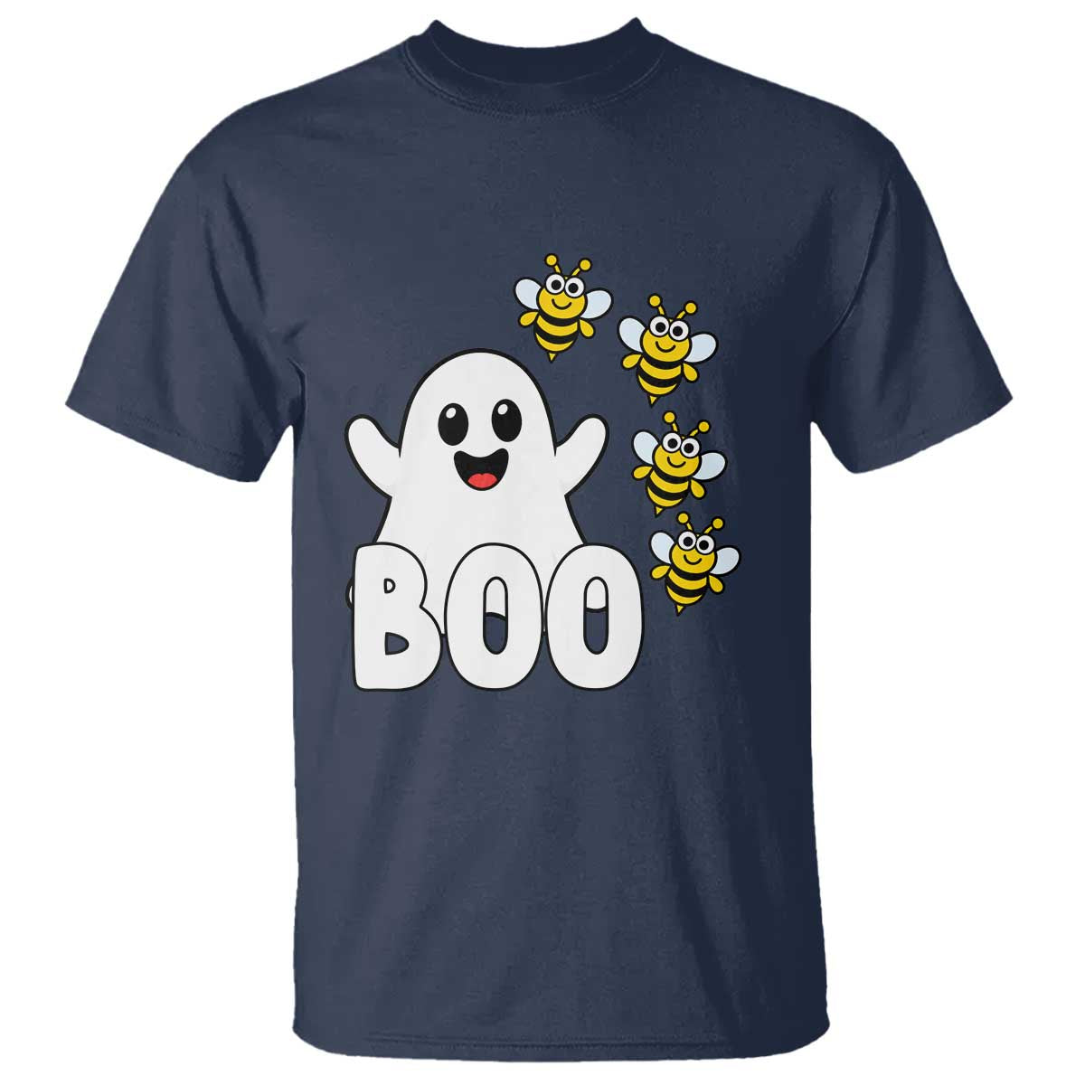 Cute Boo Bees Ghost Honey Bees T Shirt Funny Spooky Hallowee