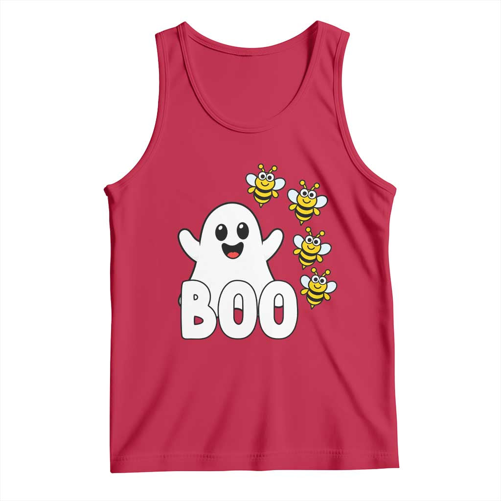 Cute Boo Bees Ghost Honey Bees Tank Top Funny Spooky Hallowee