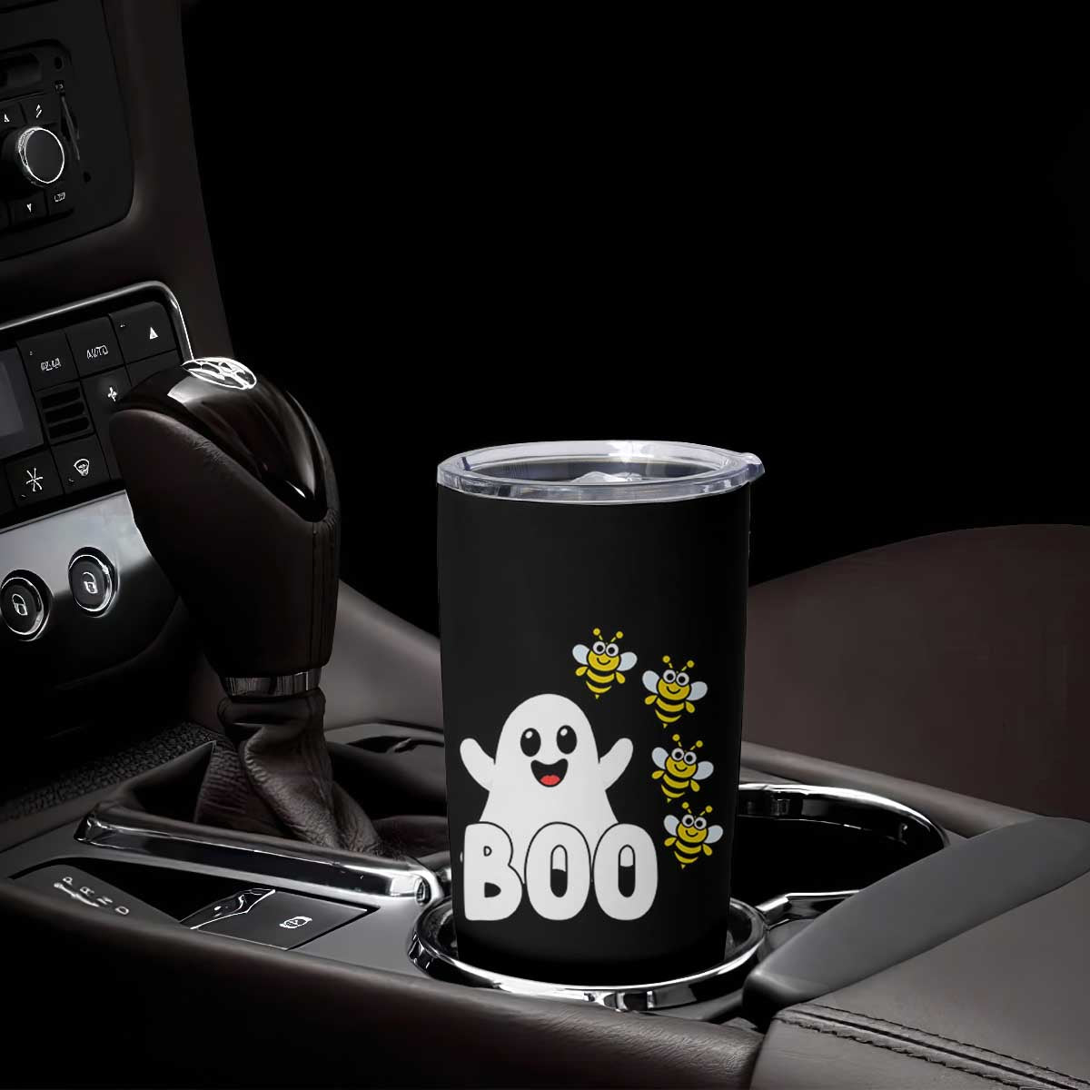 Cute Boo Bees Ghost Honey Bees Tumbler Cup Funny Spooky Hallowee