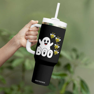 Cute Boo Bees Ghost Honey Bees Tumbler With Handle Funny Spooky Hallowee