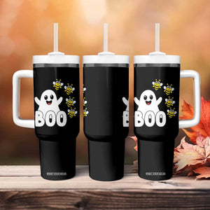 Cute Boo Bees Ghost Honey Bees Tumbler With Handle Funny Spooky Hallowee