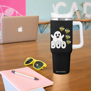 Cute Boo Bees Ghost Honey Bees Tumbler With Handle Funny Spooky Hallowee