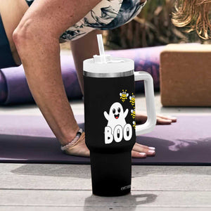 Cute Boo Bees Ghost Honey Bees Tumbler With Handle Funny Spooky Hallowee