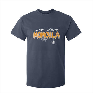 Momcula Funny Vampire Mom T Shirt For Kid Spiderweb Spooky Halloween