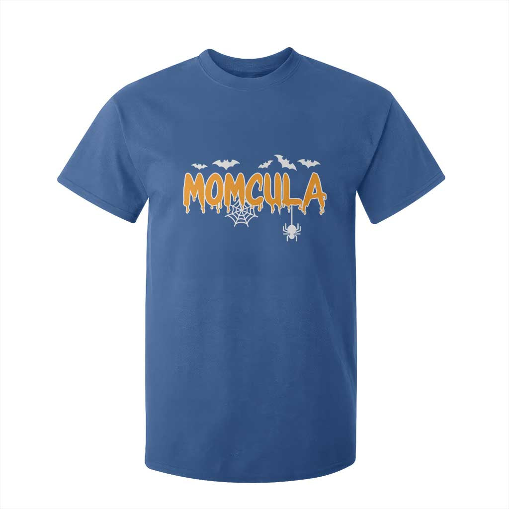 Momcula Funny Vampire Mom T Shirt For Kid Spiderweb Spooky Halloween