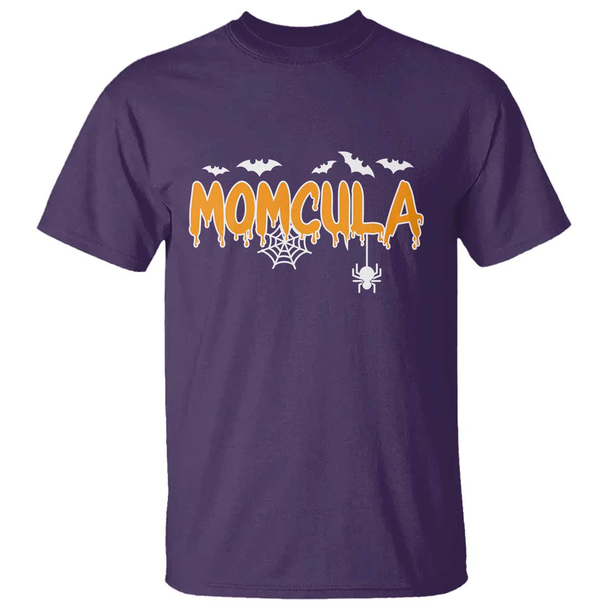 Momcula Funny Vampire Mom T Shirt Spiderweb Spooky Halloween