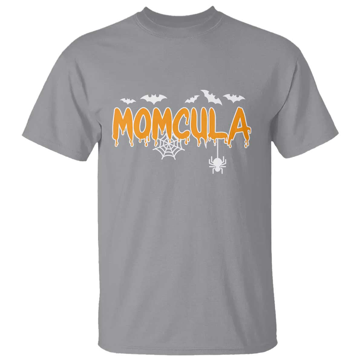 Momcula Funny Vampire Mom T Shirt Spiderweb Spooky Halloween