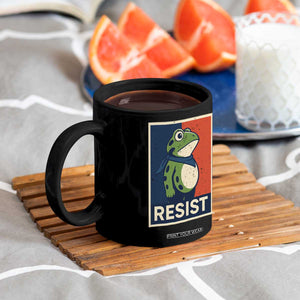 Portland 2025 Protest Coffee Mug Frog Resist Against Pepper Spray TS02 Print Your Wear
